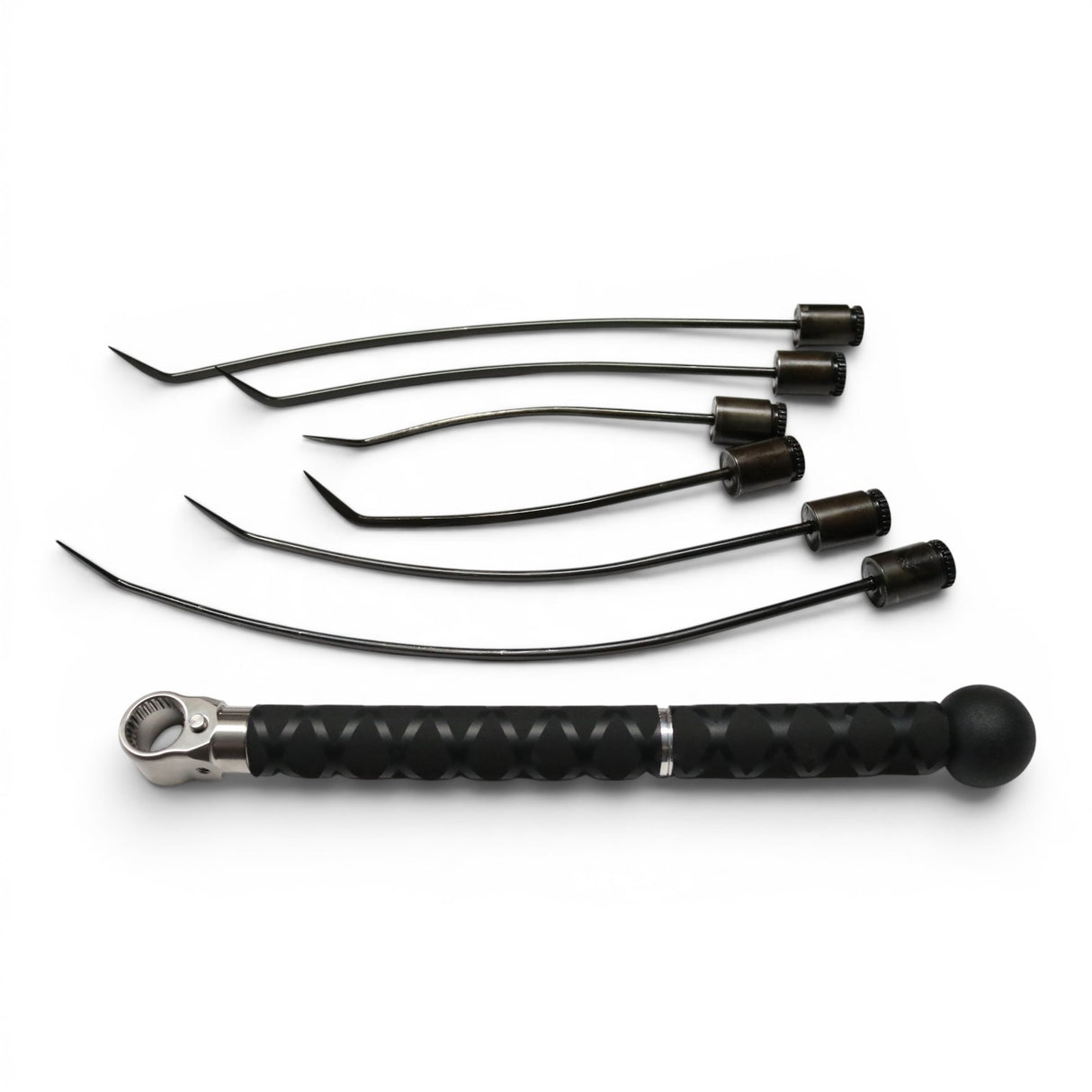 Anson PDR Tequila PDR Tools 7/32 HUB Set with tactical handle, 3 left and 3 right hand arched brace tools in 8", 12", 16" lengths.