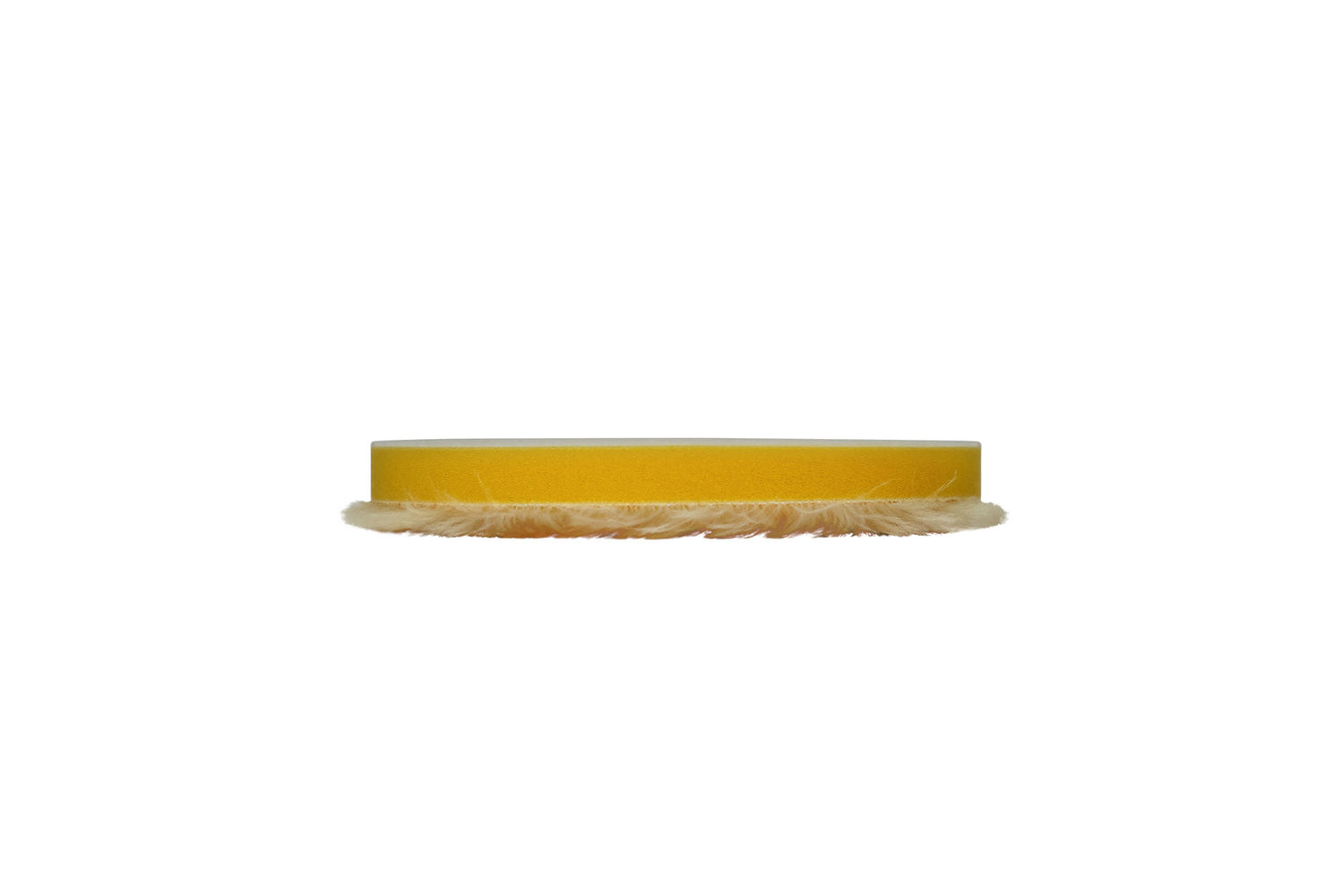 Yellow Wool Polishing Pad, Precision Pro Medium - Ø 80mm