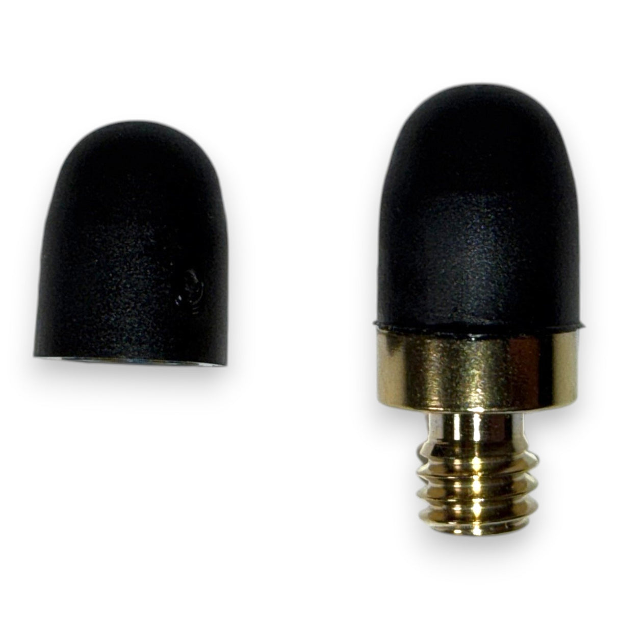 PDR Outlet black apple pushing soft tips made of urethane for R-4 style ball tools.
