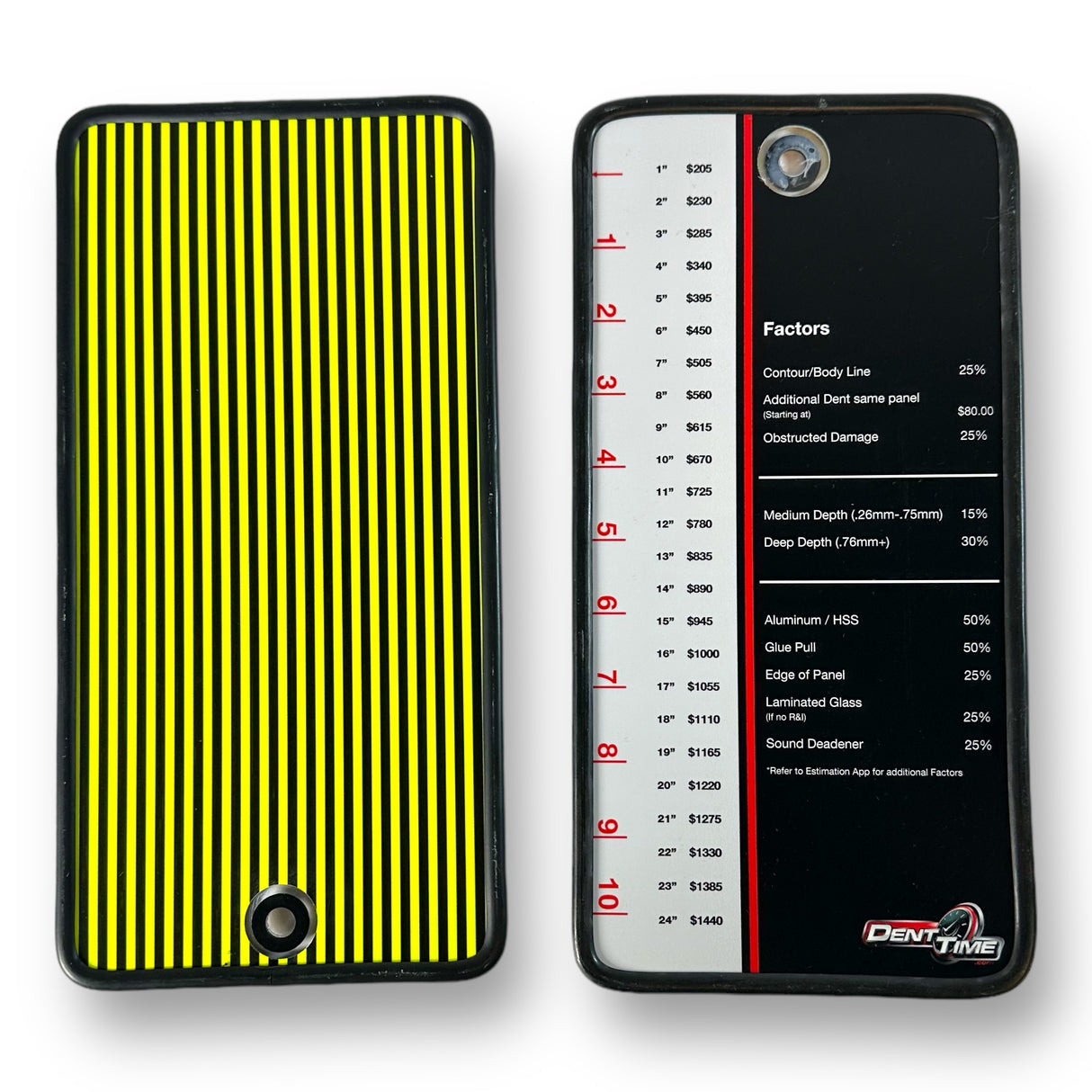 12"  Dent Time's Line Yellow Board