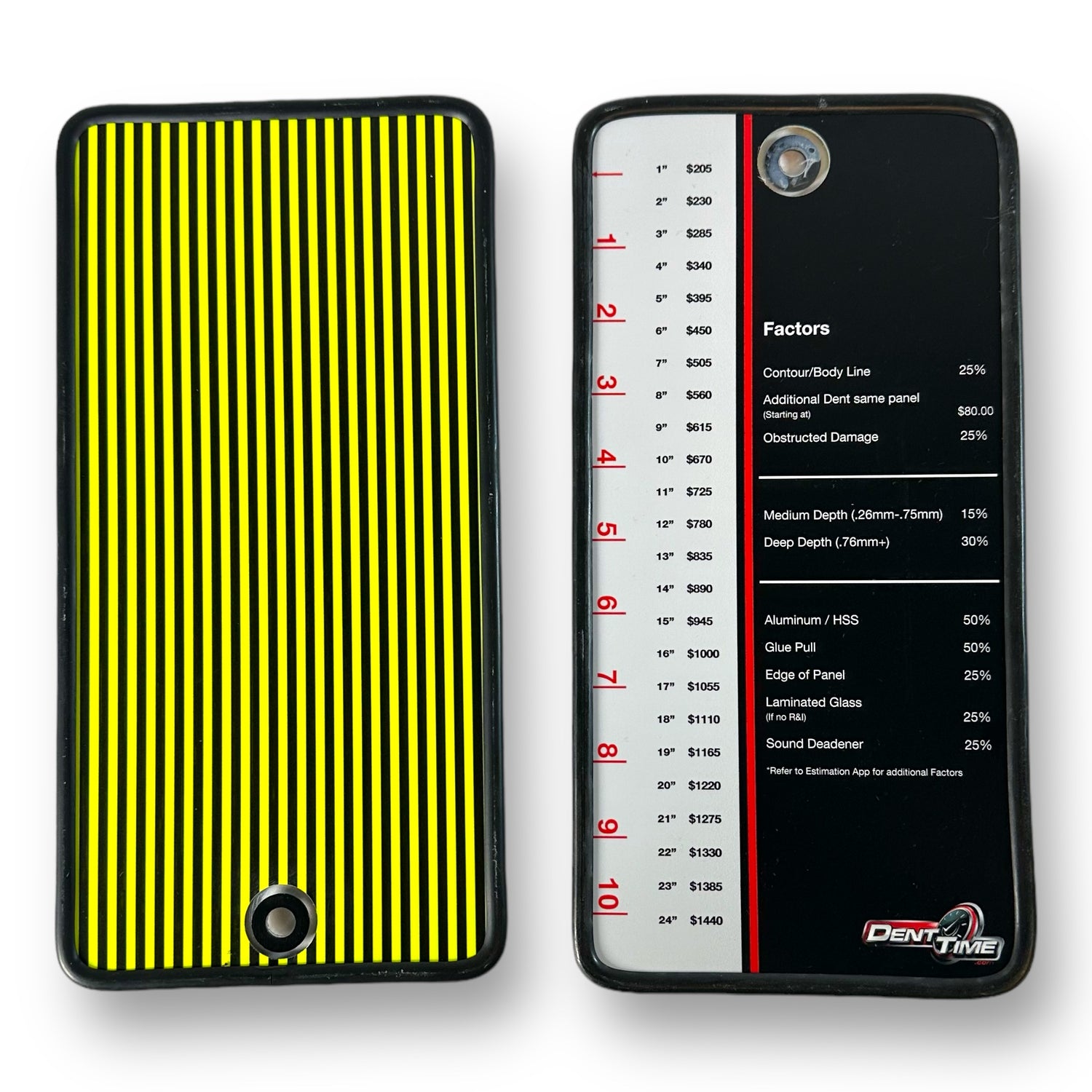 12"  Dent Time's Line Yellow Board