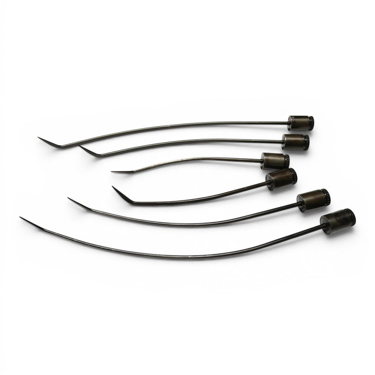 Anson PDR 7/32" 6 PC set of arched brace PDR tools with tactical handles in 8", 12", and 16" lengths.