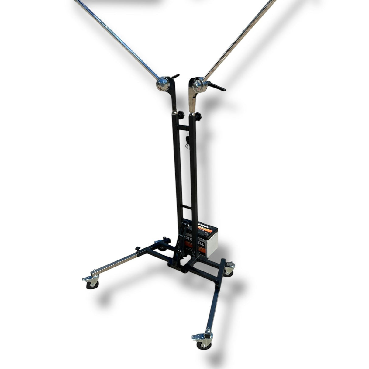 Anson PDR DNE KRAKEN Full Edition light stand with two adjustable arms and wheels, designed for paintless dent repair.