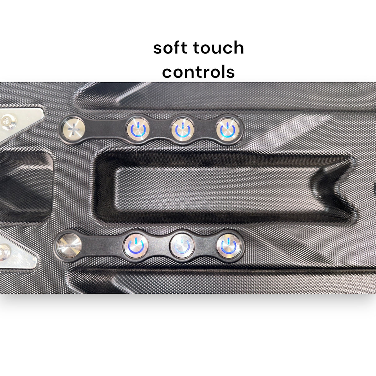 Anson PDR Elimadent X-Factor 38 inch PDR light with soft touch illuminated power buttons and textured housing.