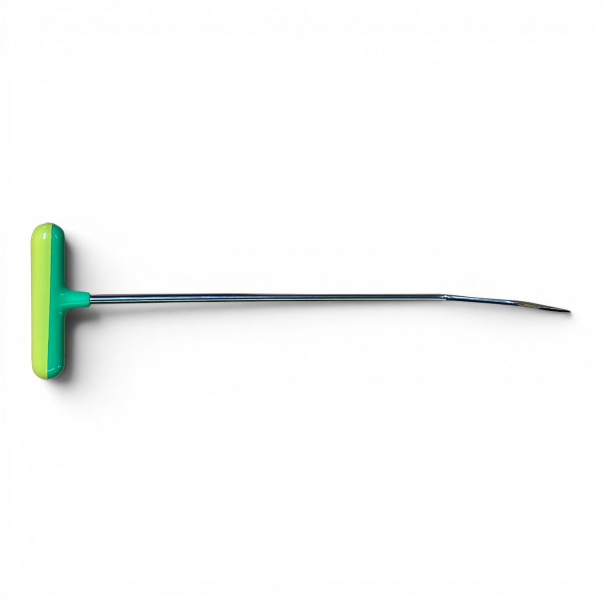 Anson PDR Tequila Tools Double Shot Fixed Handle PDR tool with green T-handle and stainless steel shaft with sharp tip.