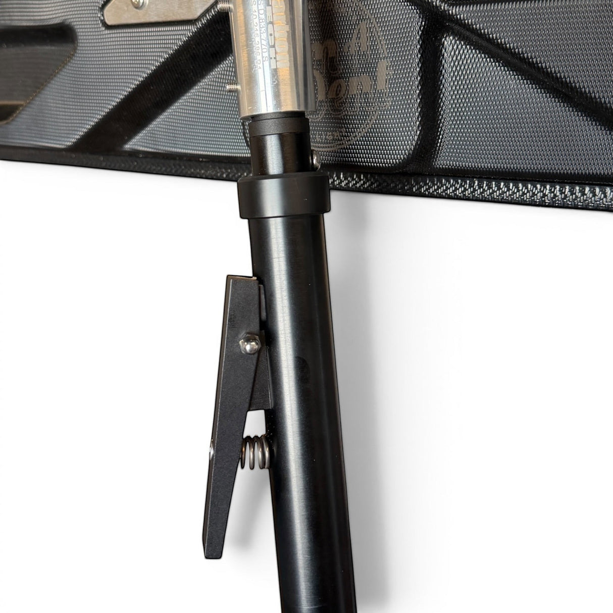 Anson PDR BLE Light Stand featuring a black aluminum adjustable post with a secure locking joint and pull-handle.