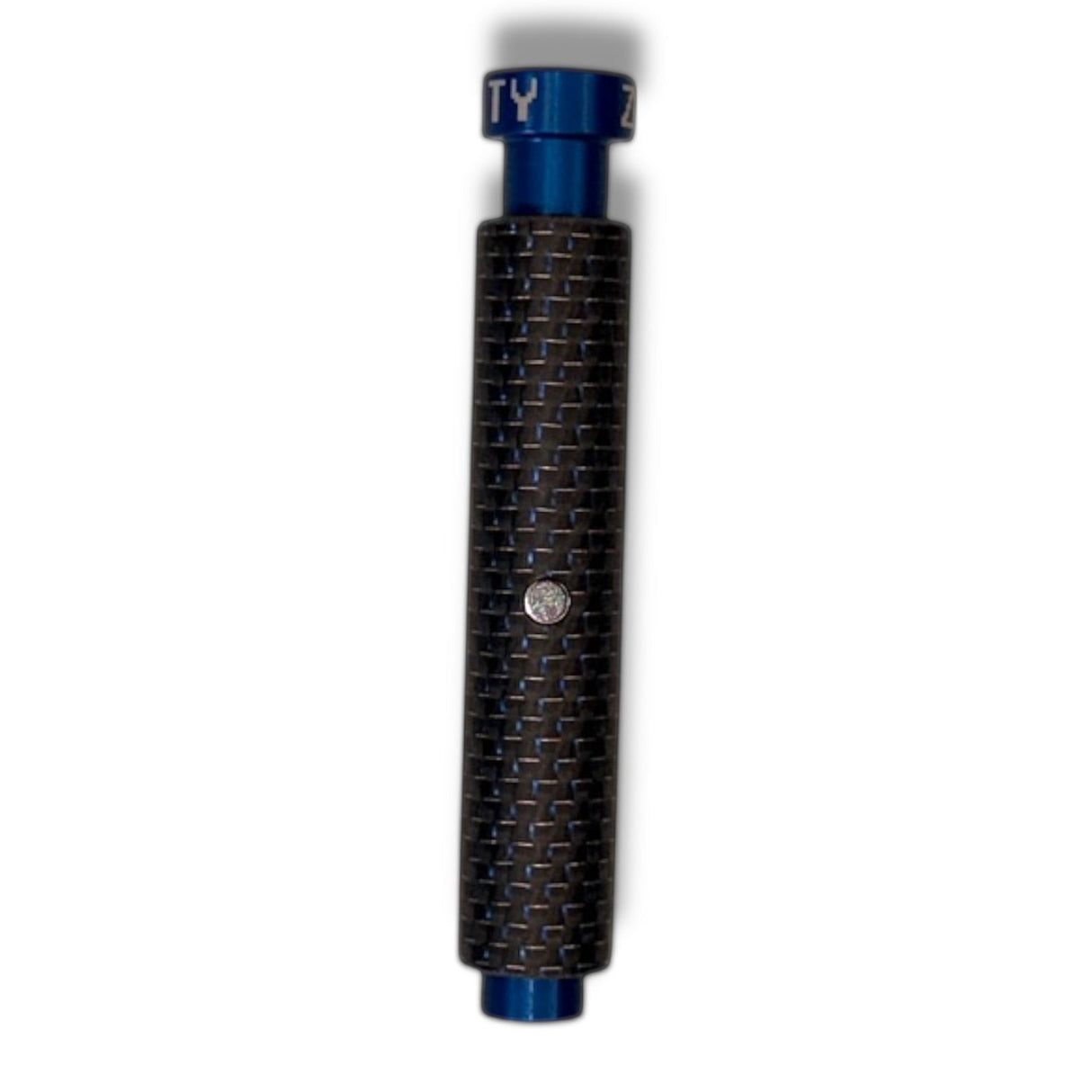 Anson PDR Dent Vision ShockBlocker blue knockdown tool with a carbon fiber sleeve and magnetized shaft.