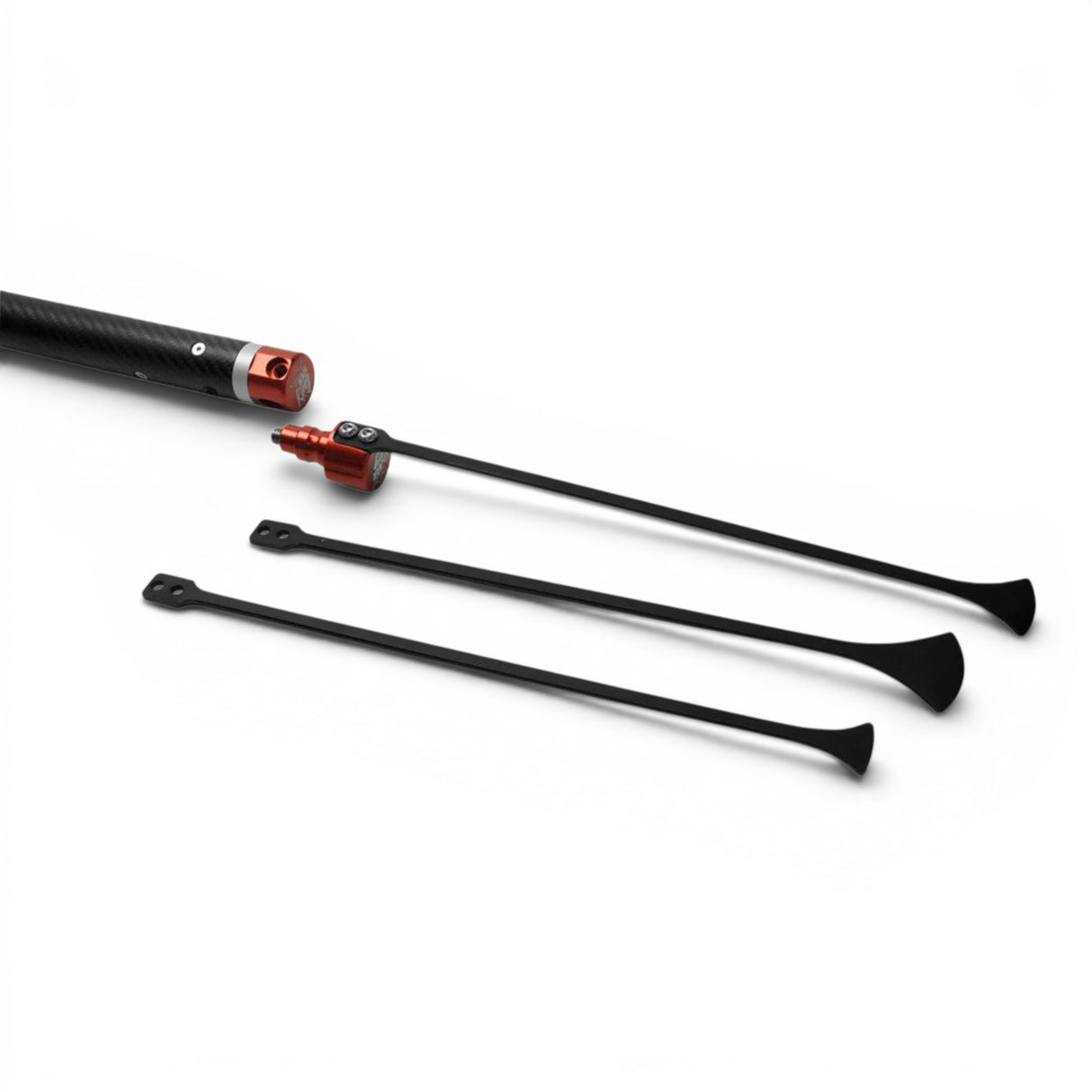 Anson PDR carbon fiber hail king rod 4.0 with twist lock and whale tail accessories for dent repair.