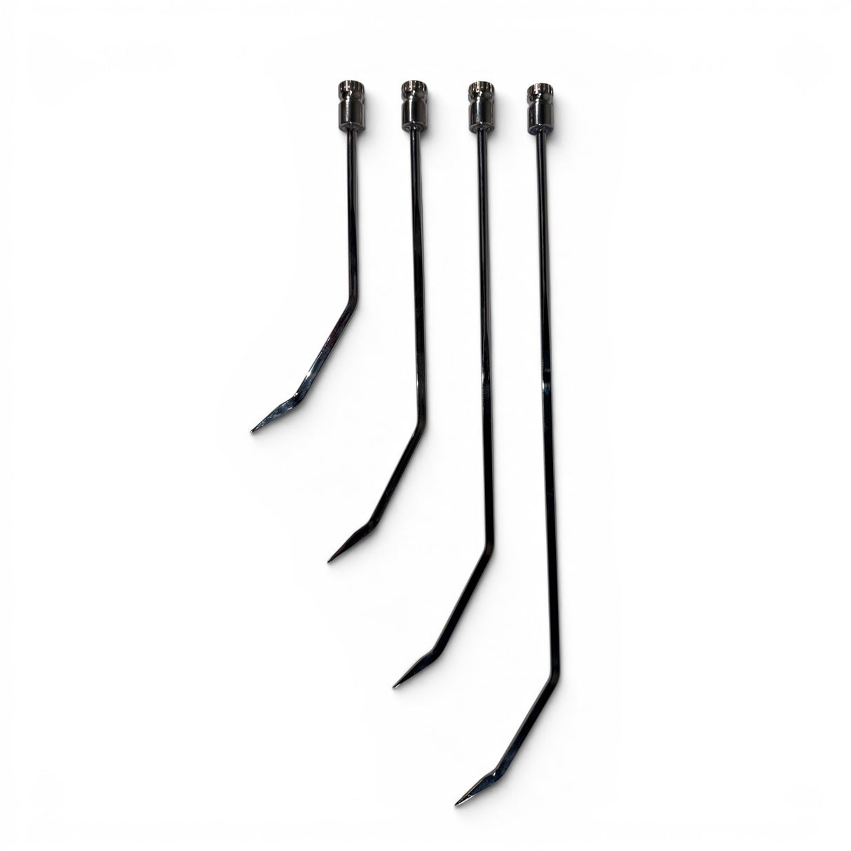Anson PDR COMPACT HUB Double Picks set of 4 black metal precision tools for tight spaces
