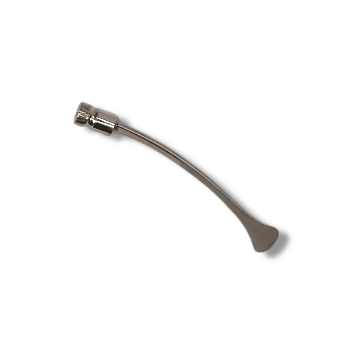 Anson PDR Compact HUB Rattlesnake 1 1/4" tail PDR tool with curved whale tail tip and metal hub.