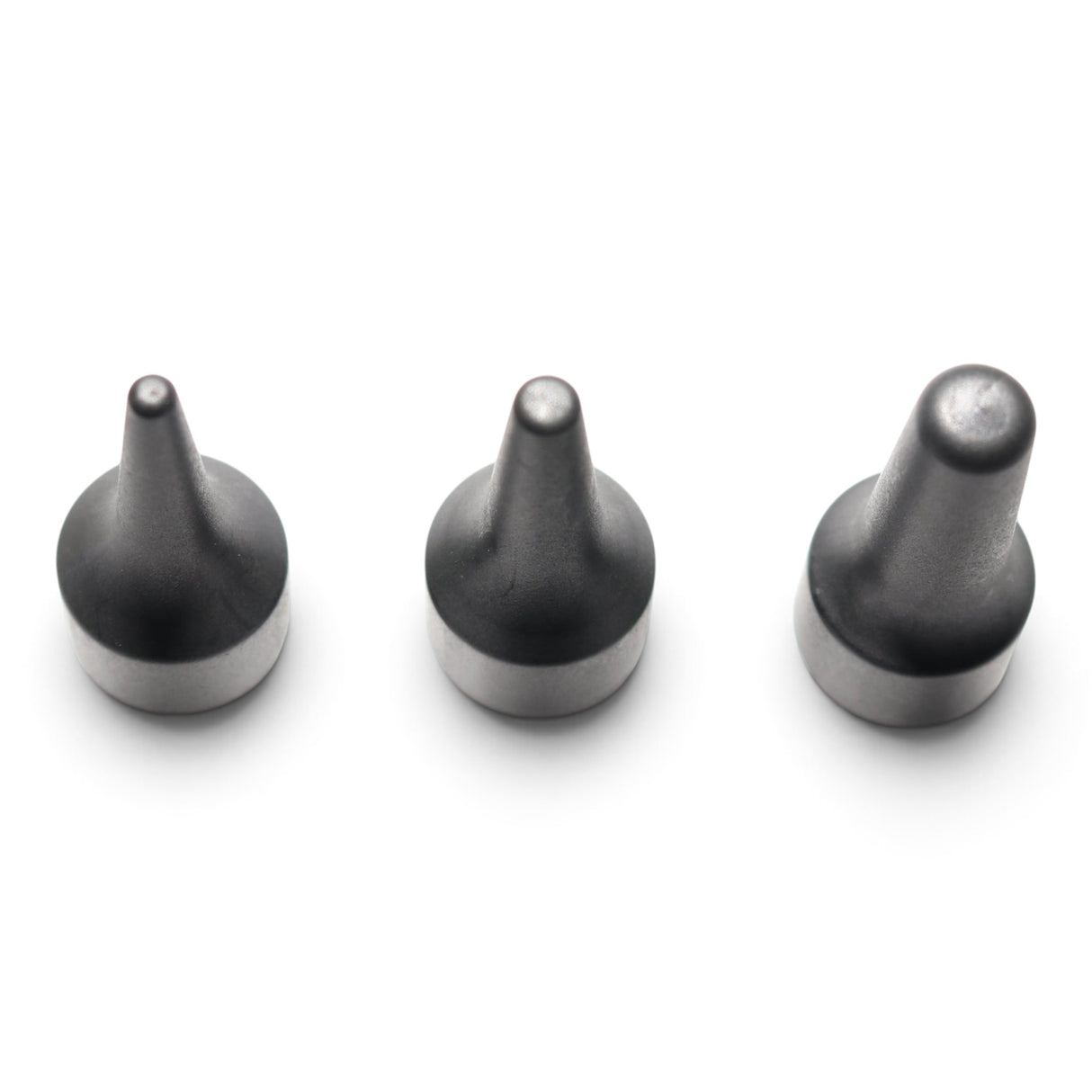 Anson PDR Dead Dent Tools 3-piece ballistic knockdown tip set including Pee Wee, Firing Pin, and Silencer tips.