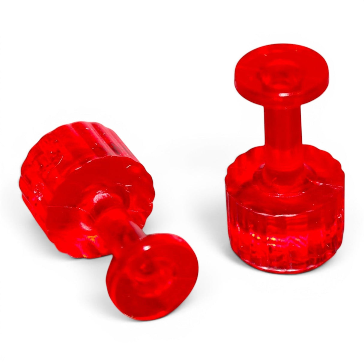 Anson PDR Dead on Dead Center red PDR glue tabs for precise dent repair with smooth faces and flexible necks