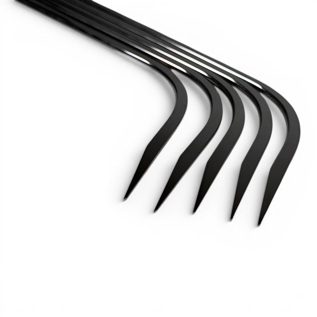 Anson PDR Door Lord compact 3/8 inch diameter sharp hub dent repair tools with tapered shafts in a black finish.