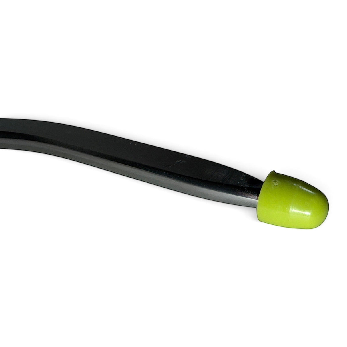 Anson PDR stainless steel Door Lord compact PDR tool with a shaved rod and a green apple protective pushing tip