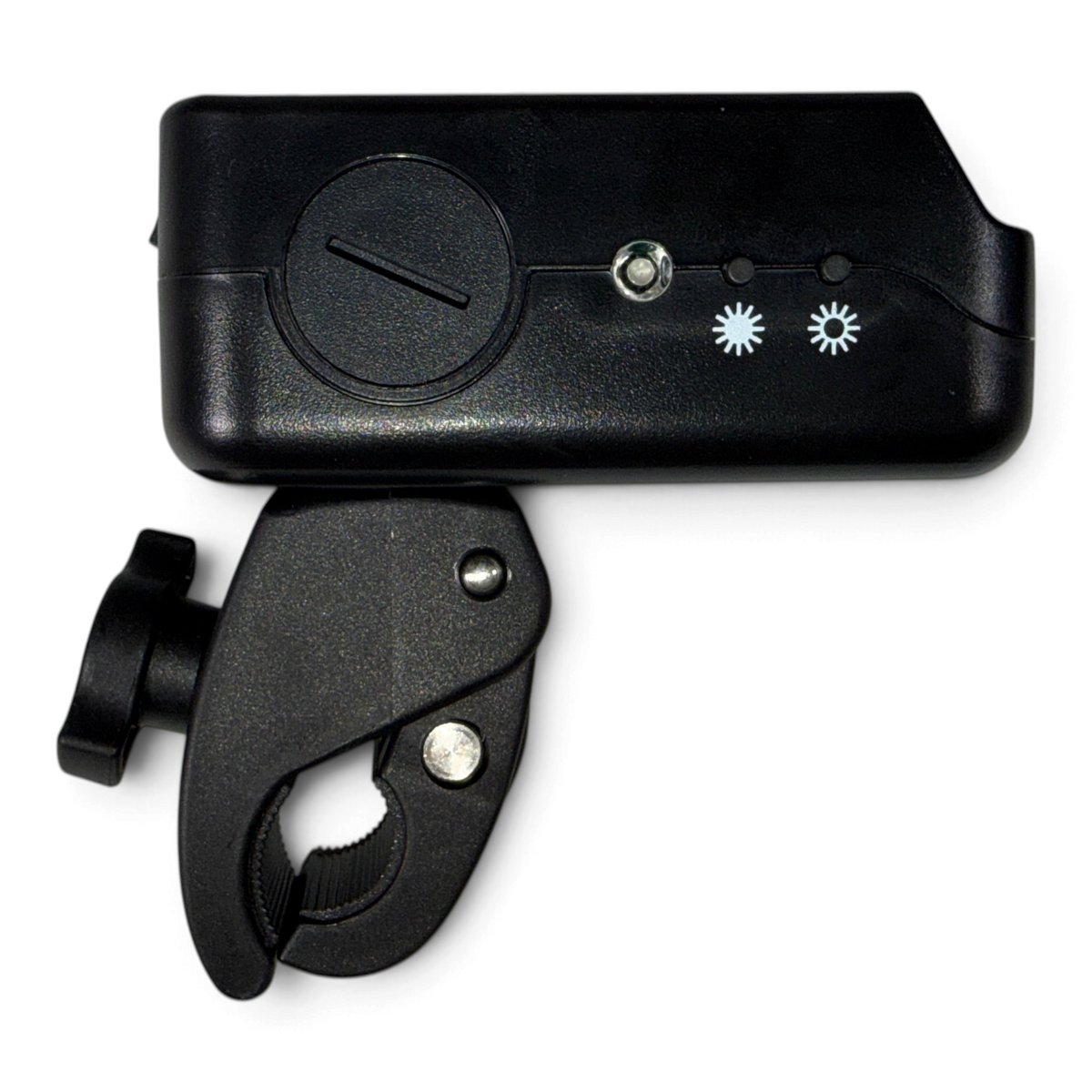Anson PDR Elimadent BOB hail stand battery mount with integrated PWM dimmer and quick clamp for PDR LED lights