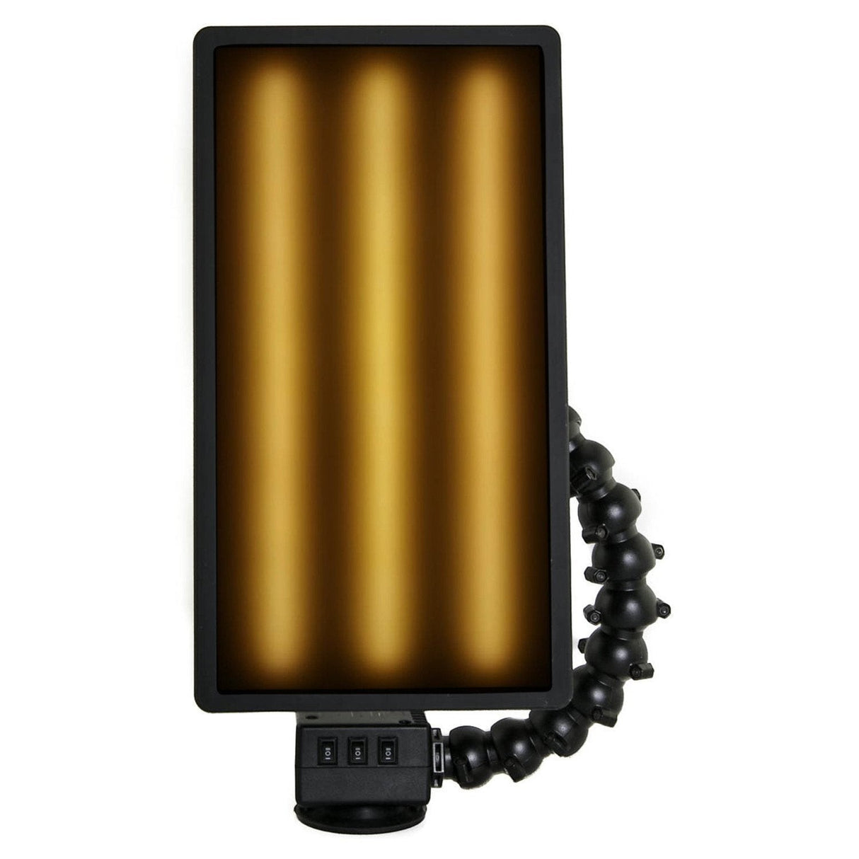 Anson PDR Elimadent V2 PDR light board with warm center and cool offset LEDs. Features a flexible gooseneck arm and suction cup mount.