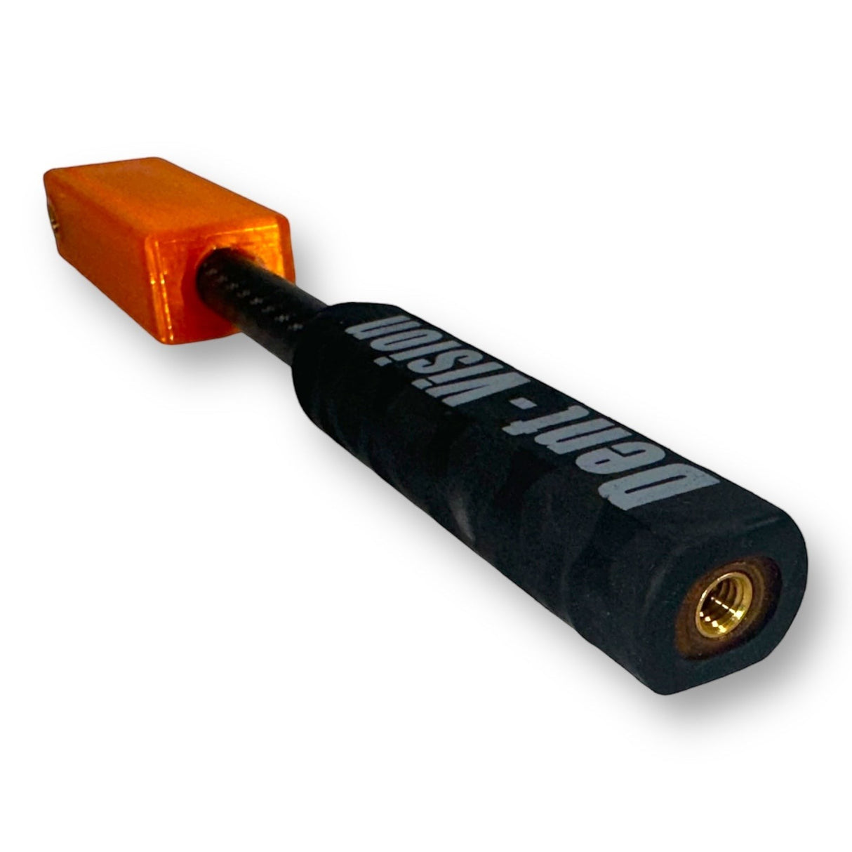 Anson PDR Dent Vision Dent Zapper Paddle in orange with a black carbon fiber handle and threaded tip attachment.