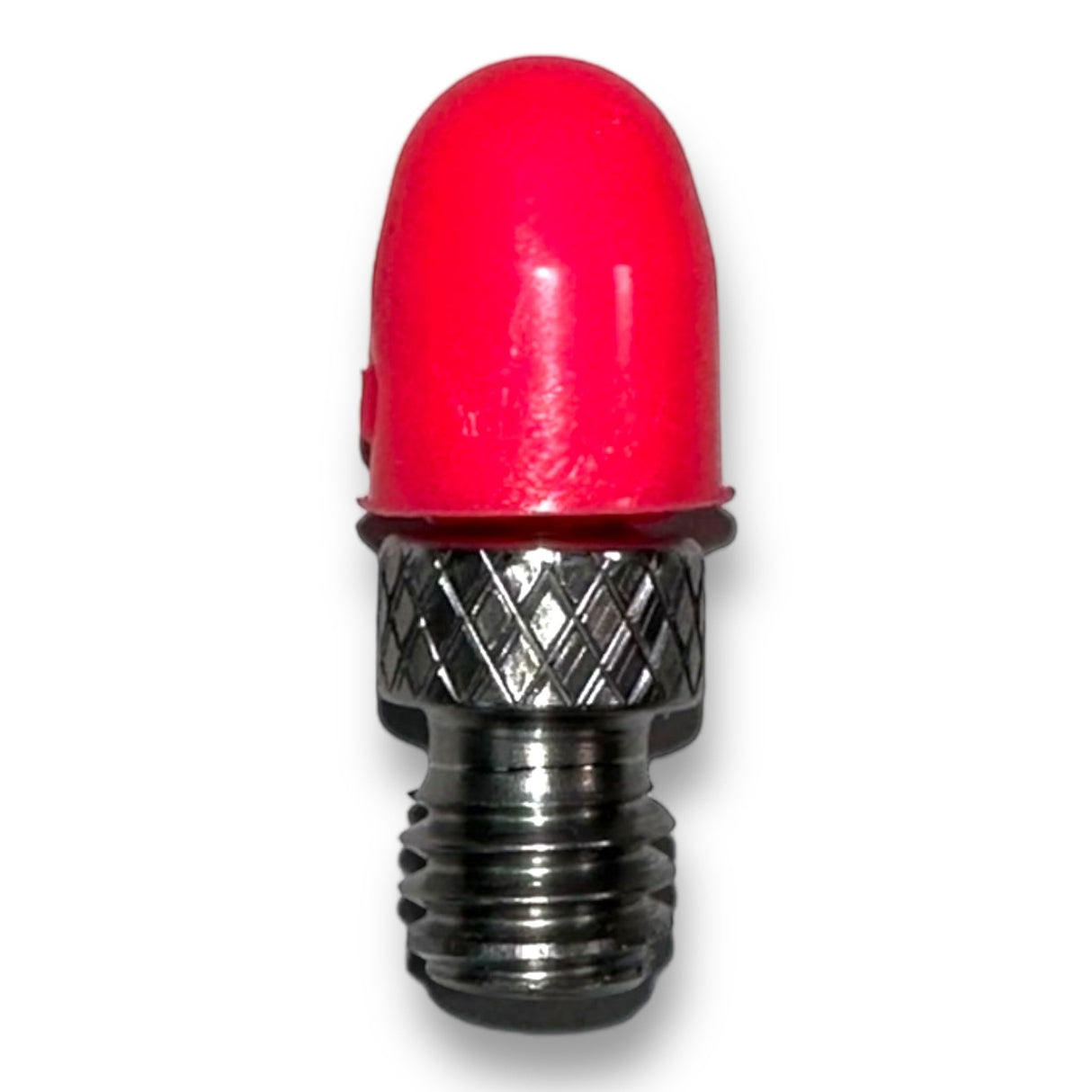Anson PDR pink urethane soft tip with metal threaded base, 3/8 inch diameter, for pushing and knocking down dents.