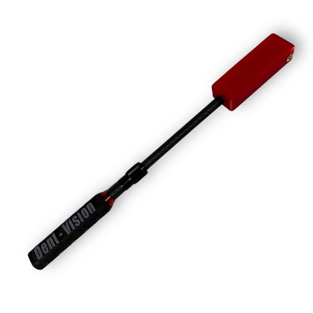 Anson PDR Dent Vision Dent Zapper Paddle EXT in red with a carbon fiber shaft and adjustable handle.