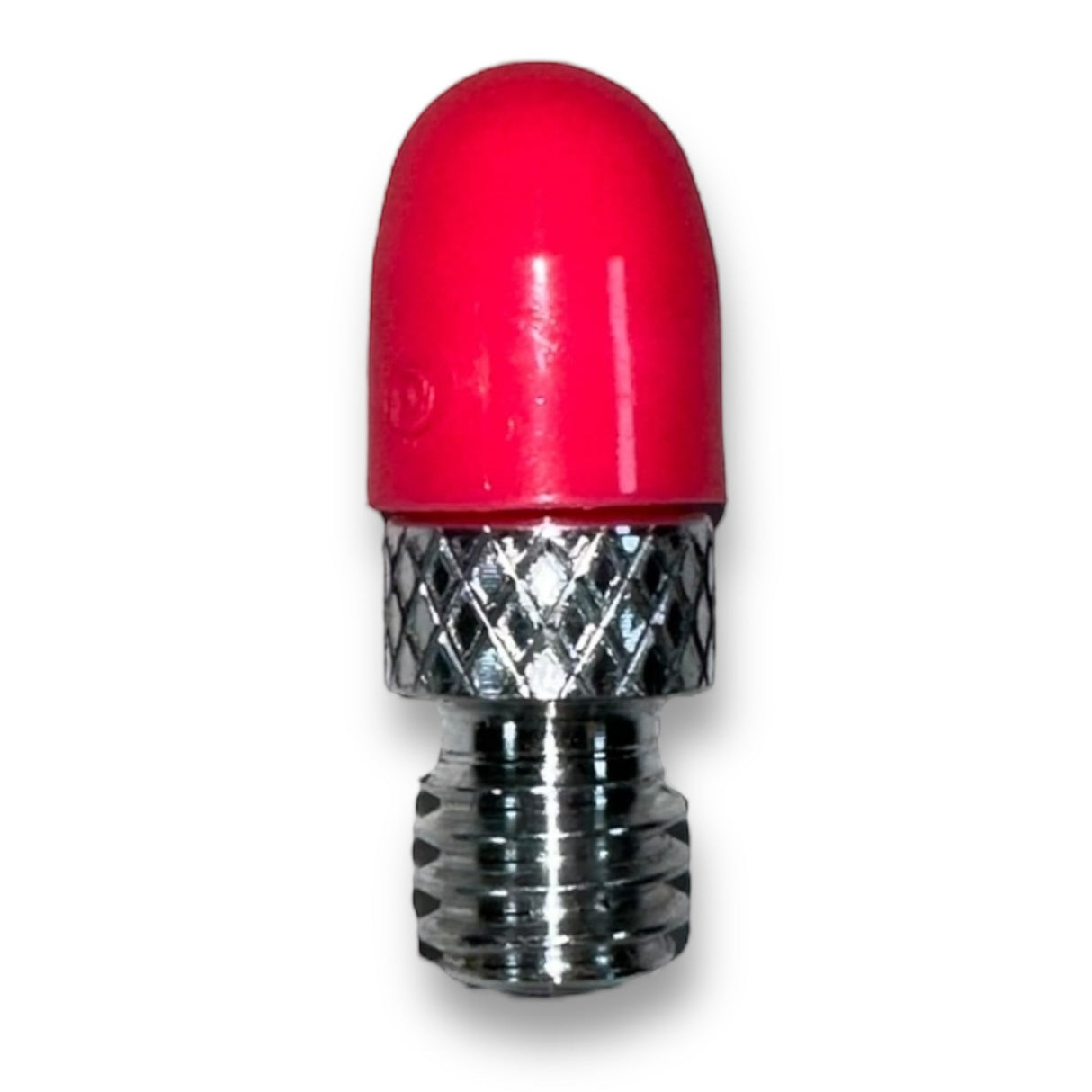 Anson PDR red urethane soft tip with aluminum threaded base, 3/8 inch diameter, for pushing and knocking down.