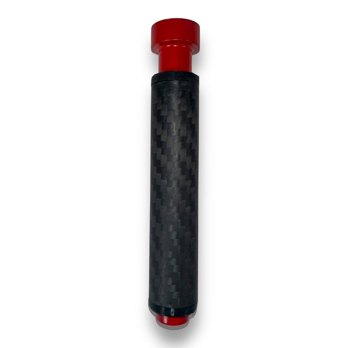 Anson PDR Dent Vision ShockBlocker knockdown tool featuring a red aluminum shaft and a carbon fiber sleeve.