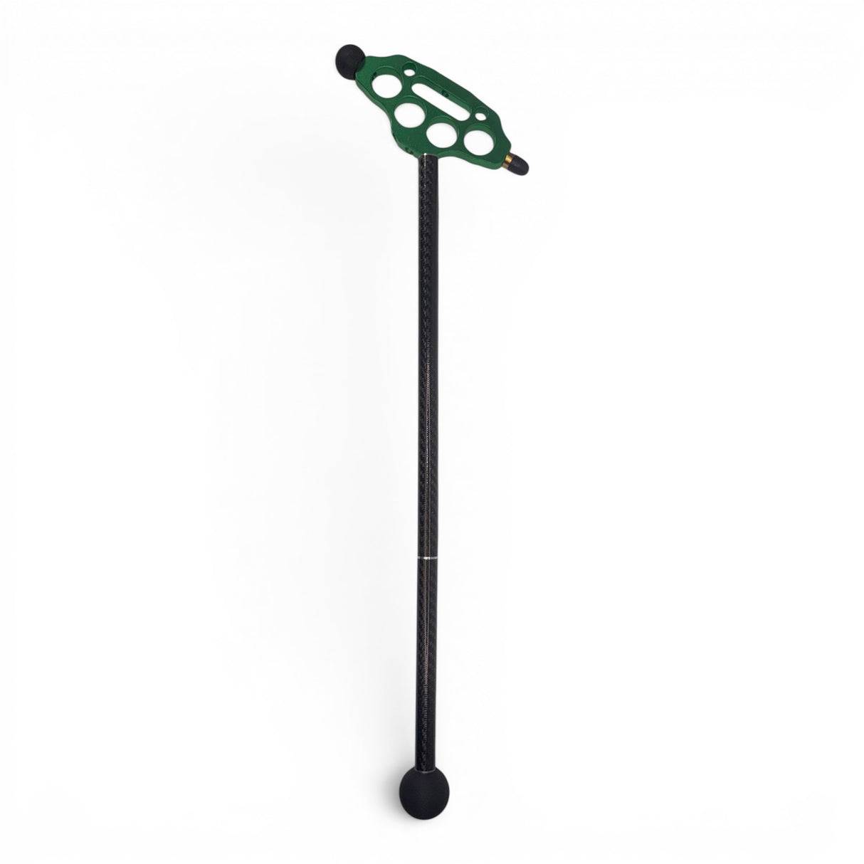 Anson PDR Tactical Blending Hammer with a green anodized aluminum handle and carbon fiber shaft for dent repair