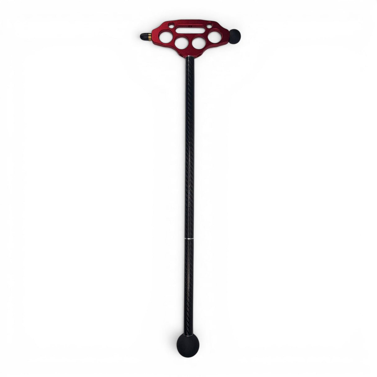 Anson PDR Tactical Blending Hammer with a red anodized aluminum head, carbon fiber handle, and rubber tips for PDR work.