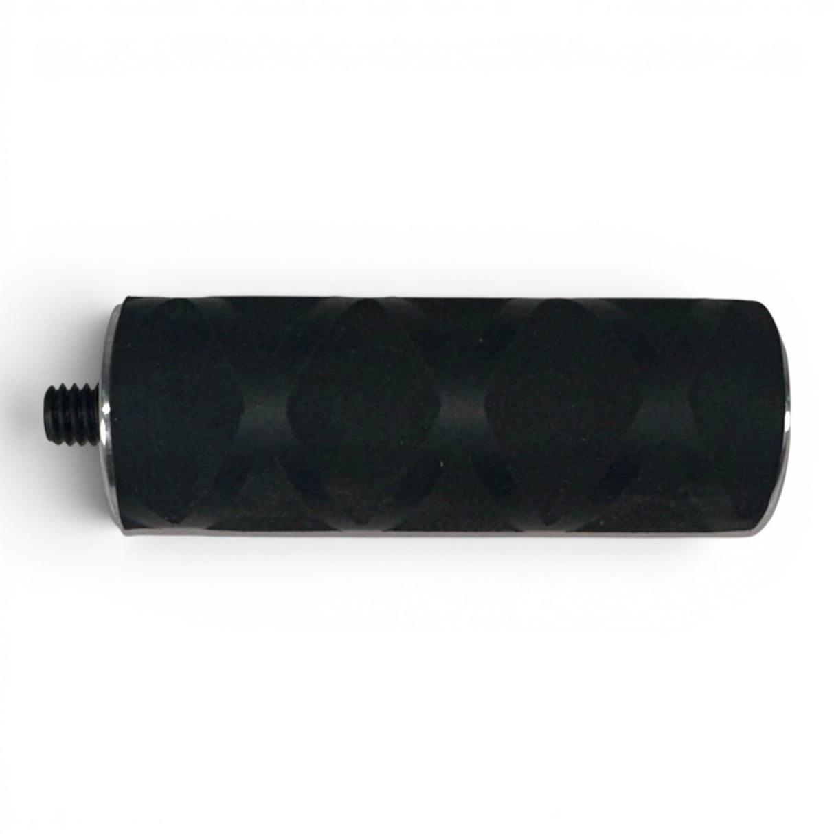 Anson PDR black tactical knurled handle extension with 5/16-18 thread and X-grip installed.