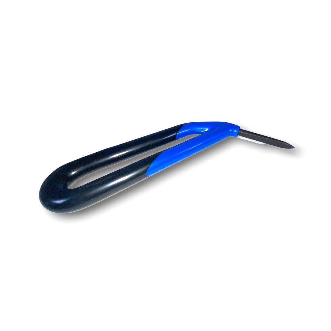 Anson PDR Tequila FvD Diamond tip 2 inch hand tool with black and blue handle, made of spring steel.