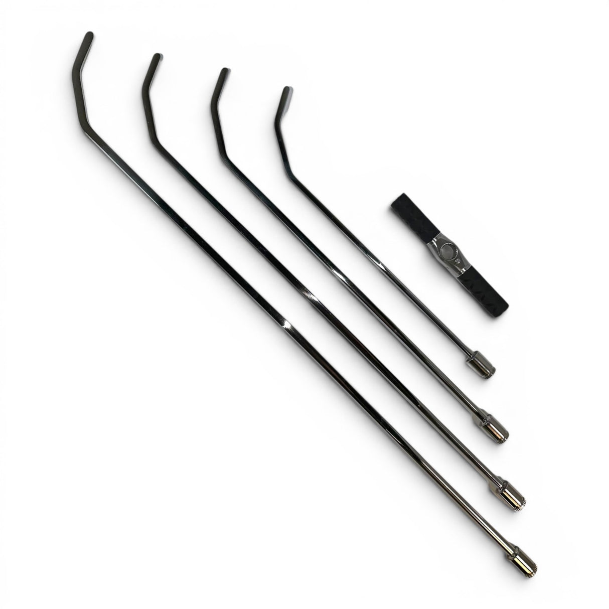 Anson PDR stainless steel double shot blade hub set with tactical T-handle and five dent repair rods.
