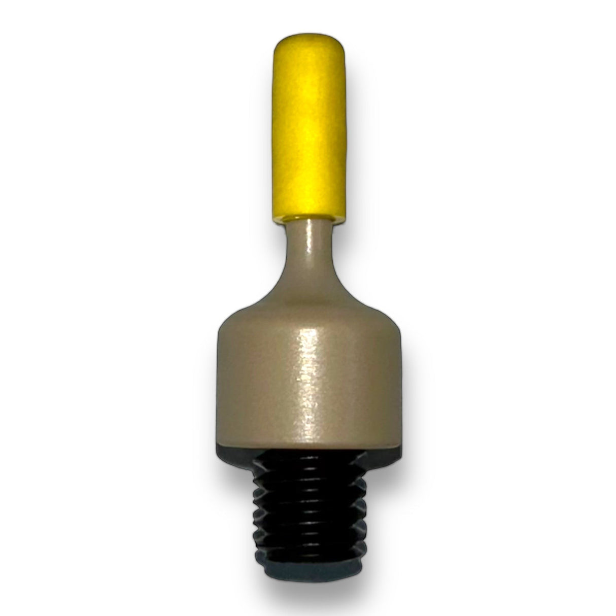Anson PDR Tequila Galaxy Tan Peek tip with yellow protective cover and threaded base for PDR tools.