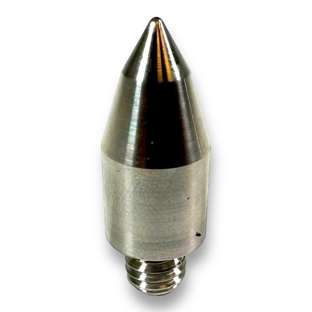 Anson PDR Duel Angle Tip made of polished titanium with a 5/16-18 thread for PDR professionals.