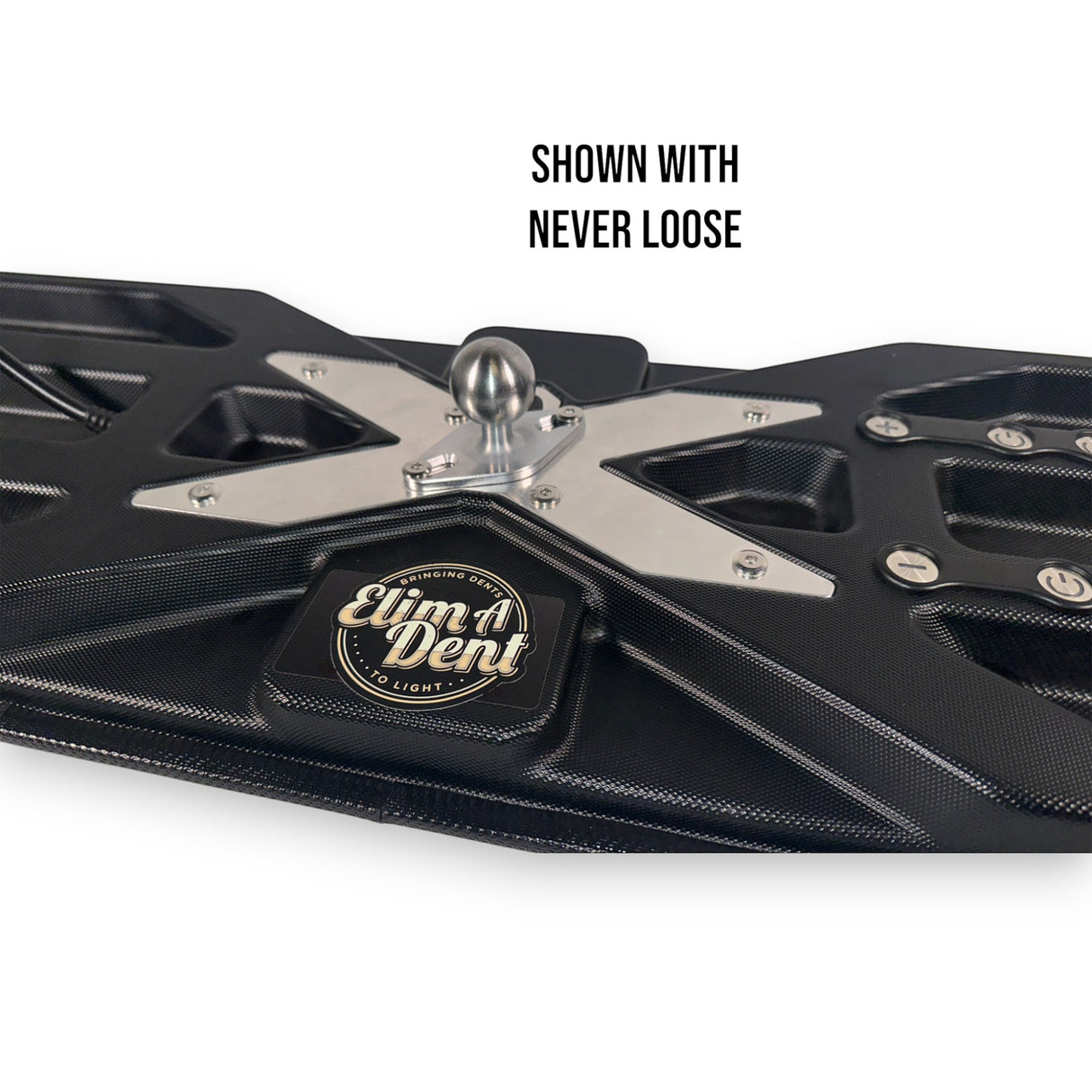 Anson PDR X-Factor 48 inch PDR light with ridged black housing and metal accents.