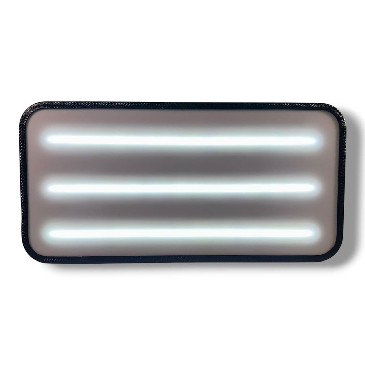 Anson PDR X-Factor Mini wide 20" PDR light with three white LED bars and a black protective band.