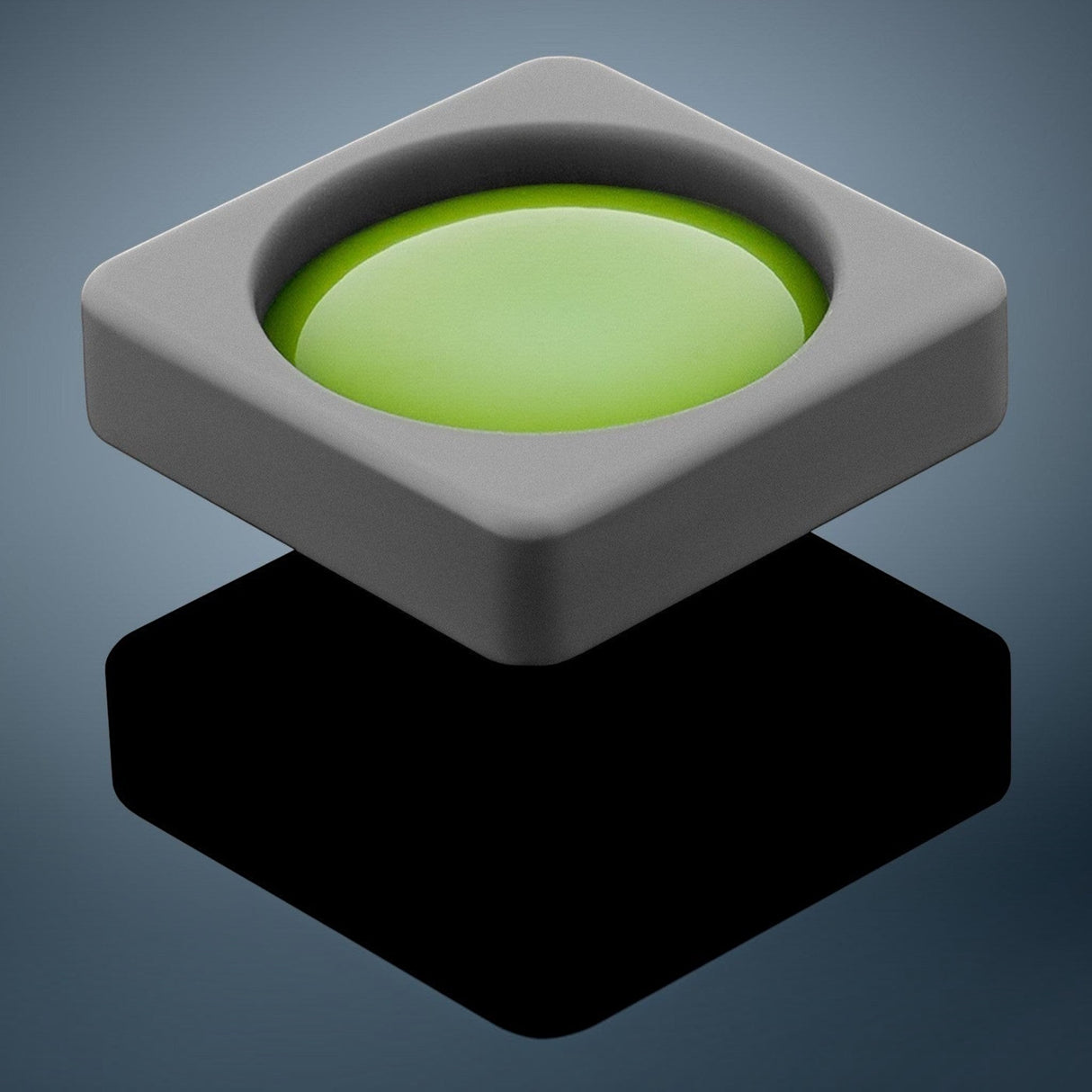 Anson PDR Glexo Diablo Cold Glue in a grey silicone mold, bright green compound. Professional PDR tool.