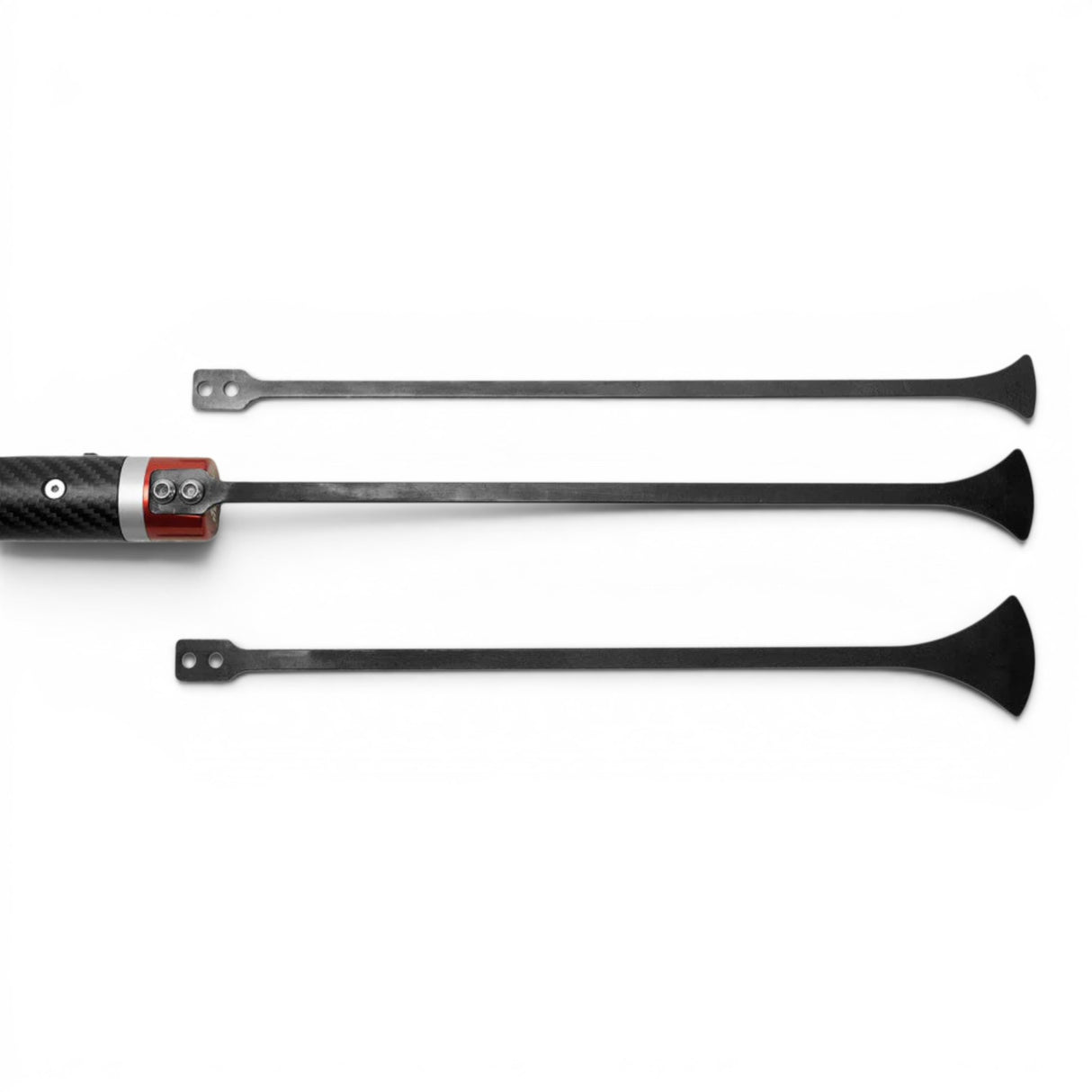 Anson PDR Hail King Rod 4.0 carbon fiber PDR rod with twist lock and three whale tail tips for hail damage repair.
