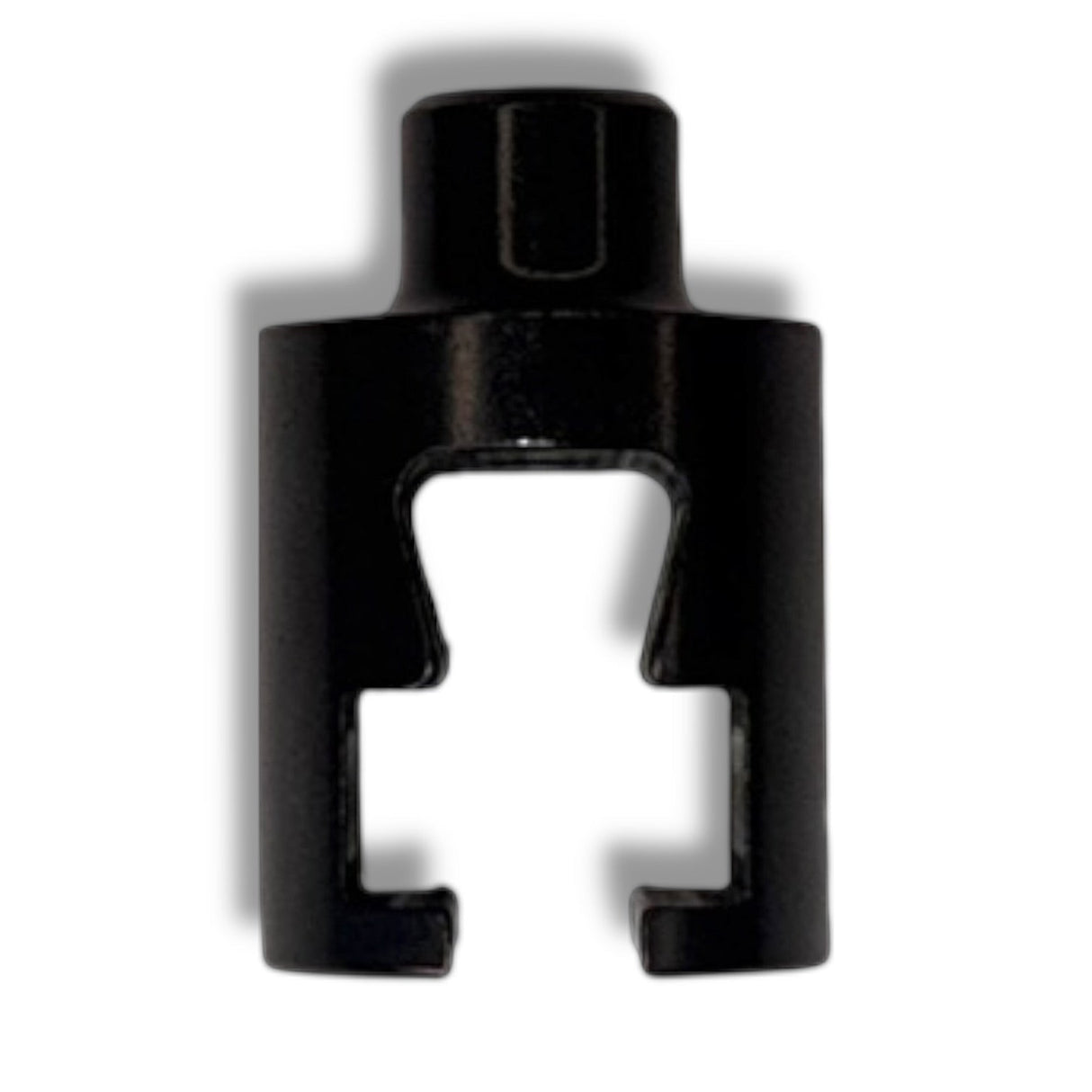 Anson PDR Super Straight Glue Tab System, black, 10mm thick face, designed for stubborn dents and maximum pull.