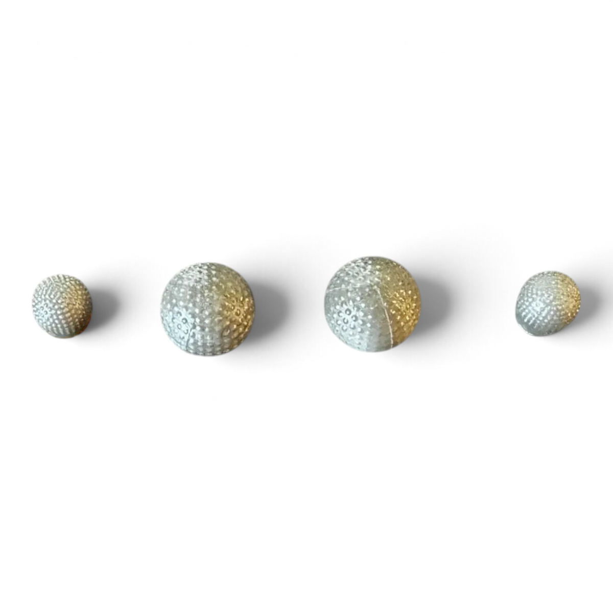Anson PDR VIP Star Series composite and rubber pushing tips in four sizes with textured surfaces for dent repair.