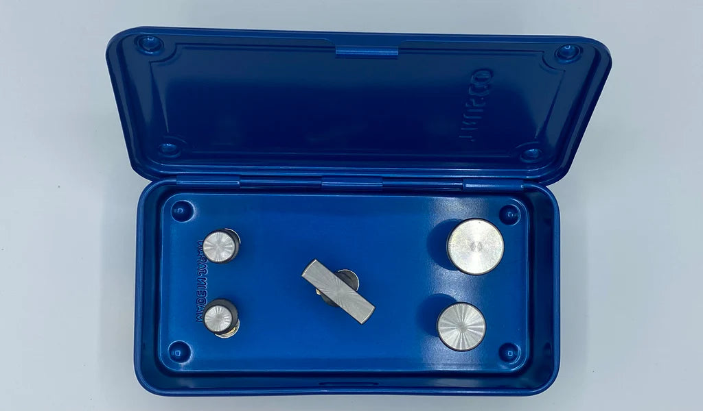 VIP METAL HEADS - COLD GLUE TIP SET WITH MAGNETIC STORAGE BOX