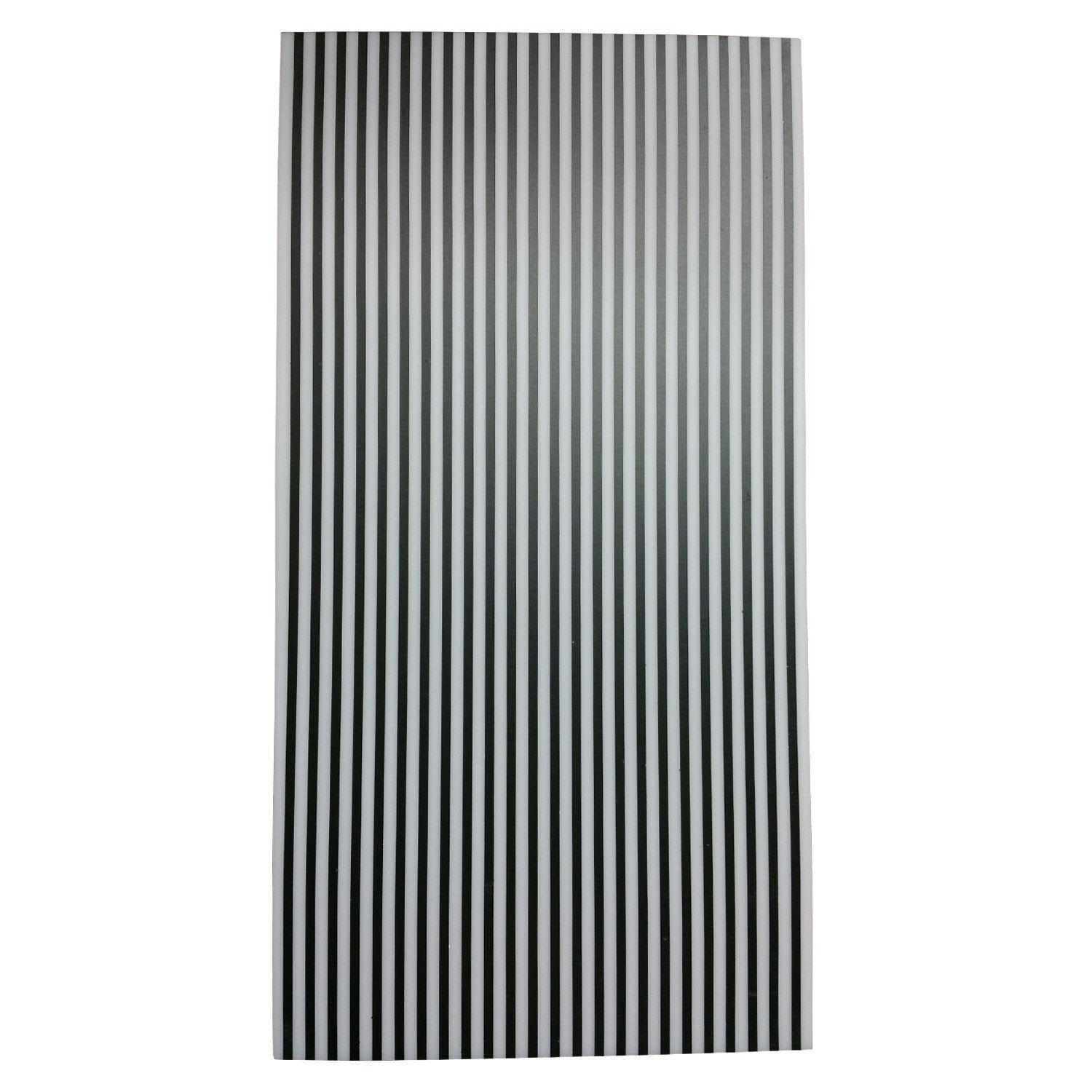 14" 1/8 Vinyl Lines Double Sided Lens, Matte Anti-Glare & Hi-Gloss Reflective - Elimadent