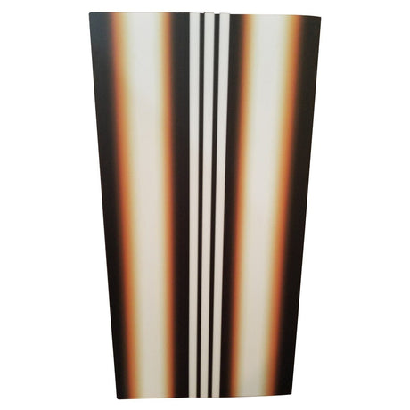 14" 3d Reflection Lens White Root Beer Center Line Fade Hybrid 2.0 - Elimadent