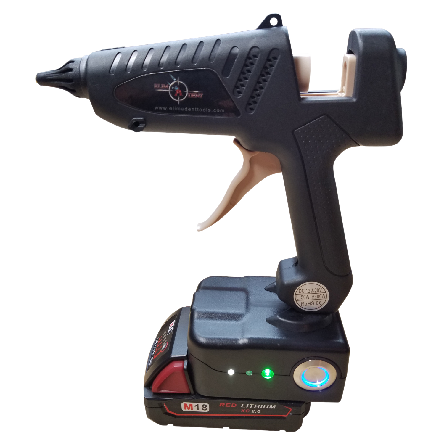 Elimadent Milwaukee Cordless Glue Gun
