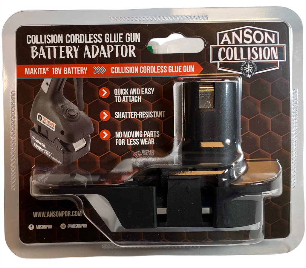 Anson Collision Ryobi to Makita glue gun battery Adapter