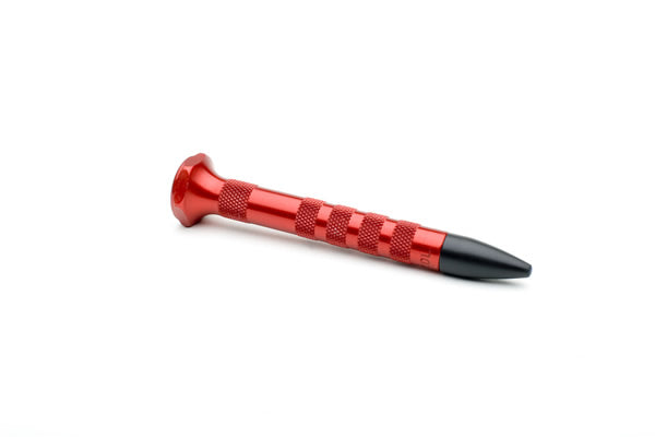 4" Red Aluminum Knock Down with