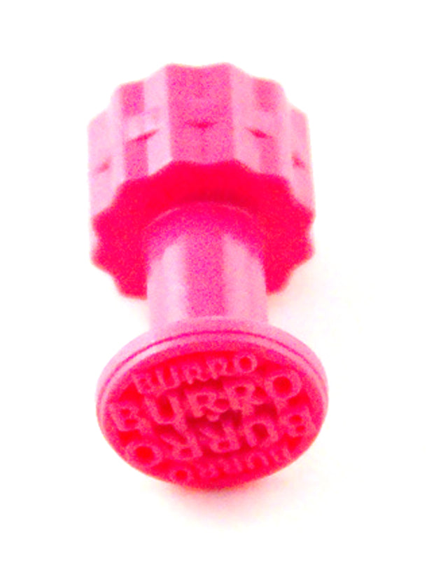 Burro PINK SERIES 12mm diameter/Pink raised grid logo   10 Piece