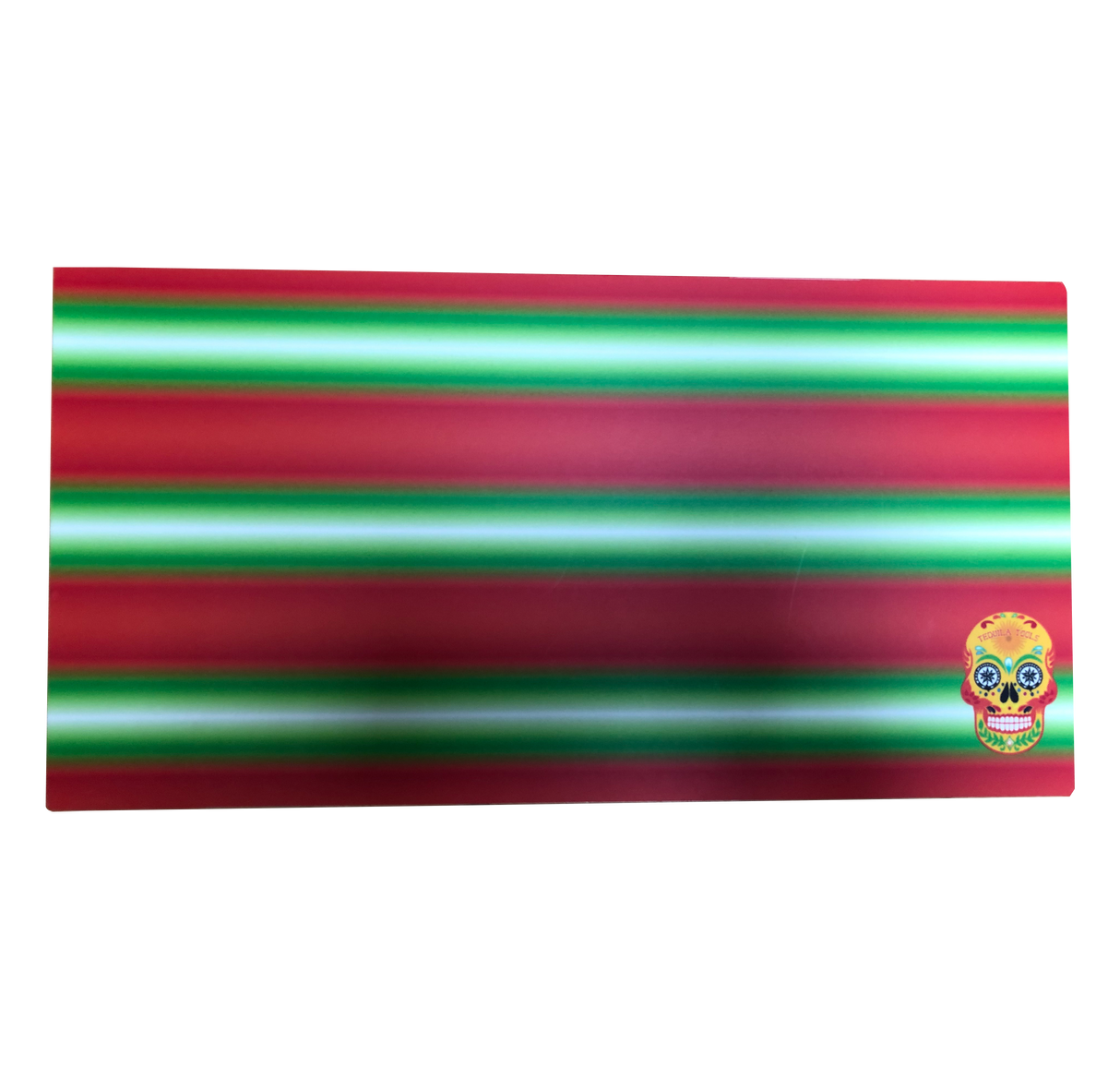 14" Tequila Lens Red and Green Fade