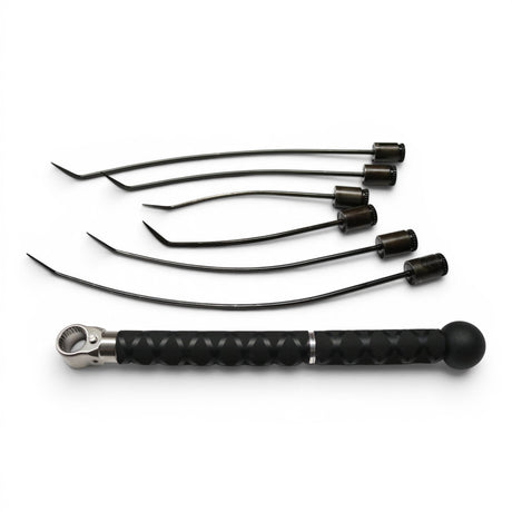 Anson PDR Tequila PDR Tools 7/32 HUB Set with tactical handle, 3 left and 3 right hand arched brace tools in 8", 12", 16" lengths.