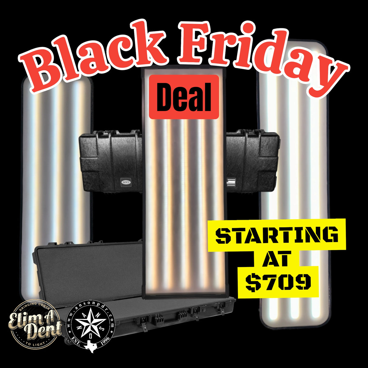 Black Friday Hail Light Case Combo