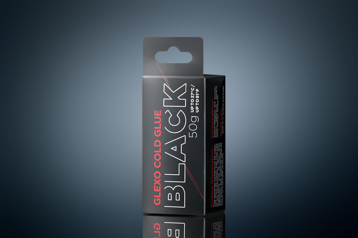 Glexo Adhesive Cold glue up to 86°F (30°C)