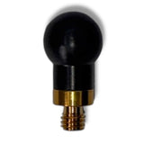 PDR Outlet Black Gold Series blending ball with a black PEEK ball and gold threaded stainless steel base for paintless dent repair.